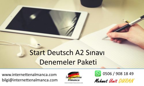 Start Deutsch A S Nav Denemeler Paketi Nternetten Almanca