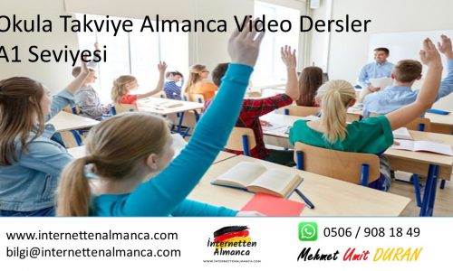 Okula Takviye Almanca Video Dersler / A1 Seviyesi