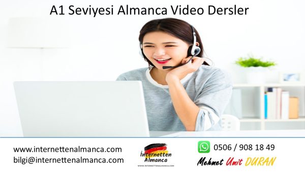 A1 Seviyesi Video Dersler / Paket Program